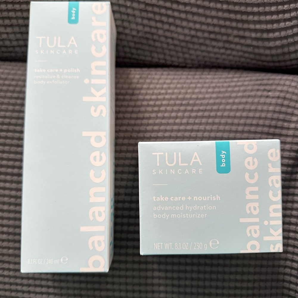 Tula Body Take Care & Polish revitalize &cleanse body exfoliator 8.1oz+ advanced